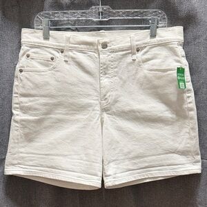 GAP White Jean Shorts